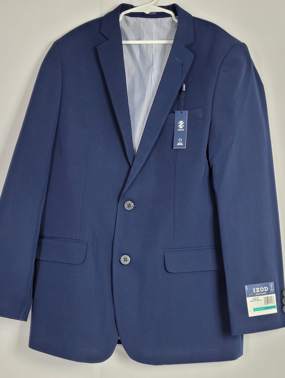 Izod Navy Blue 2 Button Blazer Size 16